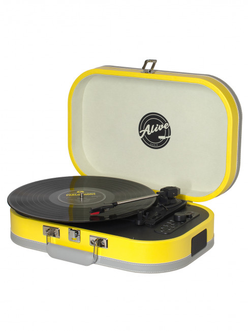 Виниловый проигрыватель Alive Audio VNT-02-SC Vintage Sunshine Coast с Bluetooth Виниловый проигрыватель Alive Audio VNT-02-SC Vintage Sunshine Coast с Bluetooth