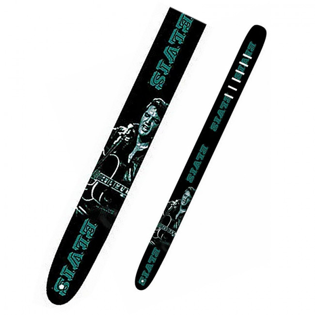 Гитарный ремень PERRI'S P25EPV-833 Elvis Presley кожа Гитарный ремень PERRI'S P25EPV-833 Elvis Presley кожа