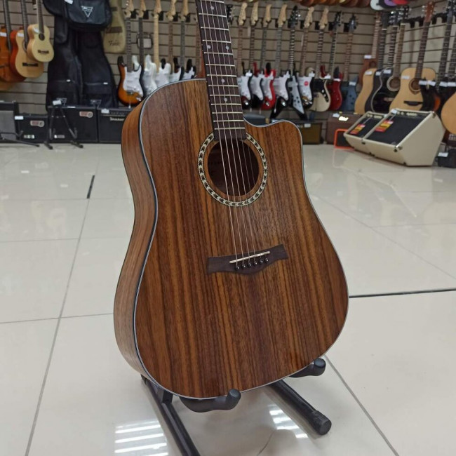 Акустическая гитара Flight D-155 TEAK NA цвет натуральный