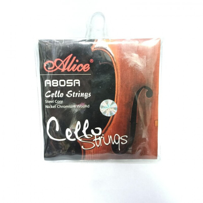 Струны для виолончели 4/4 Alice A805A никель Струны для виолончели 4/4 Alice A805A никель