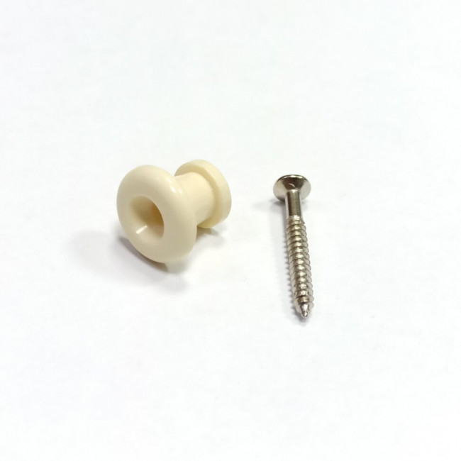 Крепление ремня Alice A024IVY/PSC с винтом пластик цвет кость Крепление ремня Alice A024IVY/PSC с винтом пластик цвет кость