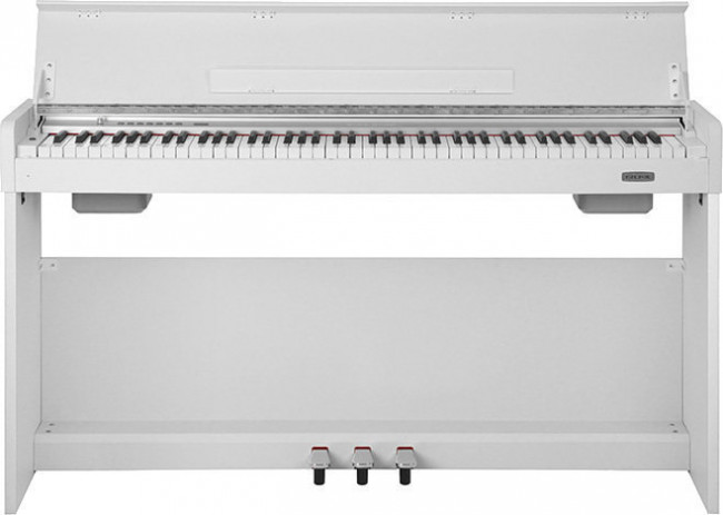 Цифровое пианино NUX Cherub WK-310-White на стойке с педалями, белое