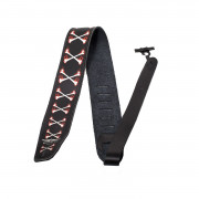 Гитарный ремень PERRI'S P25VK-1211 "Горящие кости" кожа Гитарный ремень PERRI'S P25VK-1211 "Горящие кости" кожа