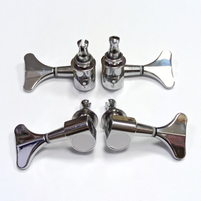 Комплект колковой механики для бас гитары Caraya MB-1001-CR 2+2