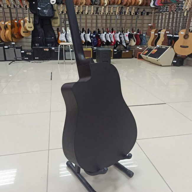 Акустическая гитара Flight D-155C MAH BK с вырезом цвет черный Акустическая гитара Flight D-155C MAH BK с вырезом цвет черный