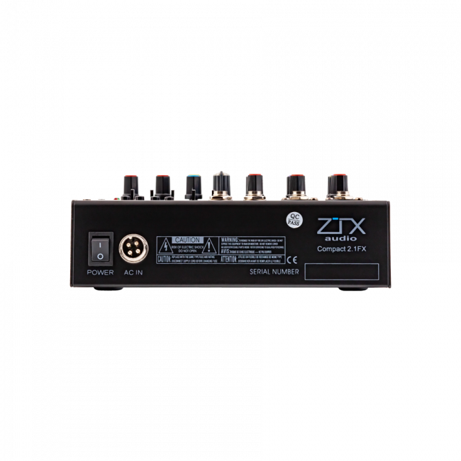 ZTX audio Compact 2.1Fx микшерный пульт 2mono, 1stereo каналы с MP3/DSP/BT ZTX audio Compact 2.1Fx микшерный пульт 2mono, 1stereo каналы с MP3/DSP/BT