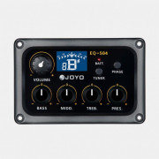 Звукосниматель для акустической гитары Joyo EQ-504 4-полосный эквалайзер Звукосниматель для акустической гитары Joyo EQ-504 4-полосный эквалайзер