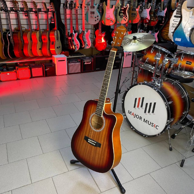 Акустическая гитара Naranda HS-4140-MAS цвет красный санберст Акустическая гитара Naranda HS-4140-MAS цвет красный санберст