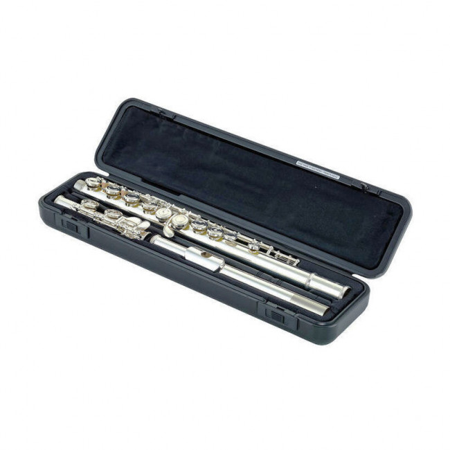 Поперечная флейта YAMAHA YFL-212 с "ми-механикой" без резонаторов,не в линию (кейс) Поперечная флейта YAMAHA YFL-212 с "ми-механикой" без резонаторов,не в линию (кейс)