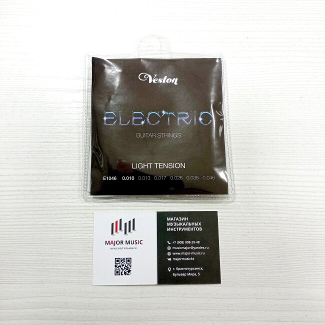 Струны для электрогитары 10-46 Veston E1046 Струны для электрогитары 10-46 Veston E1046