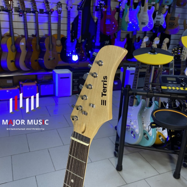 Электрогитара Terris TST-39 YW цвет оранжевый SSS