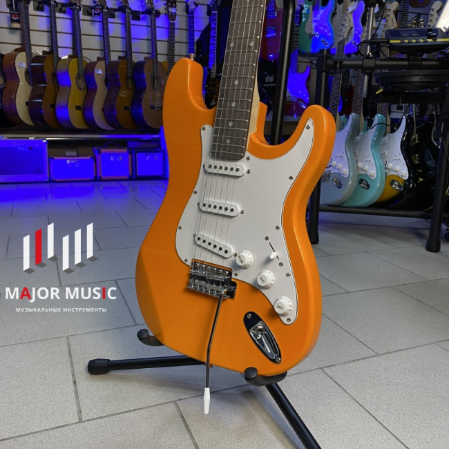 Электрогитара Terris TST-39 YW цвет оранжевый SSS