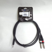 Кабель соединительный Invotone ACA1002 mini Jack 3.5мм-2 x Jack 6.35мм 2м Кабель соединительный Invotone ACA1002 mini Jack 3.5мм-2 x Jack 6.35мм 2м