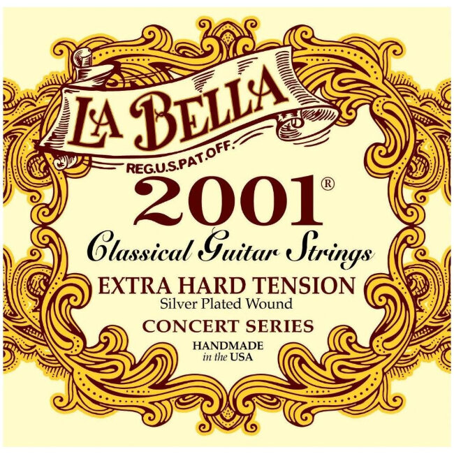 Струны для классической гитары La Bella 2001EH Extra Hard