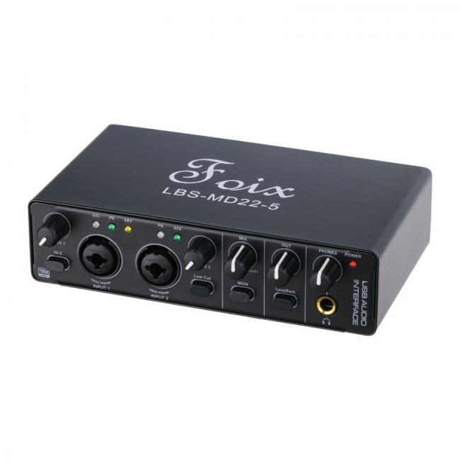 Аудиоинтерфейс USB Foix LBS-MD22-5 Аудиоинтерфейс USB Foix LBS-MD22-5