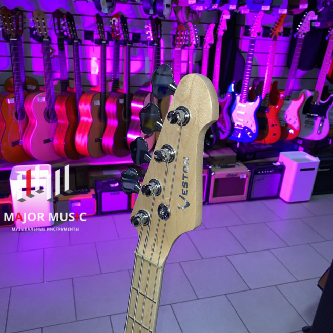Бас-гитара VESTON PB-BK Precision Bass цвет черный
