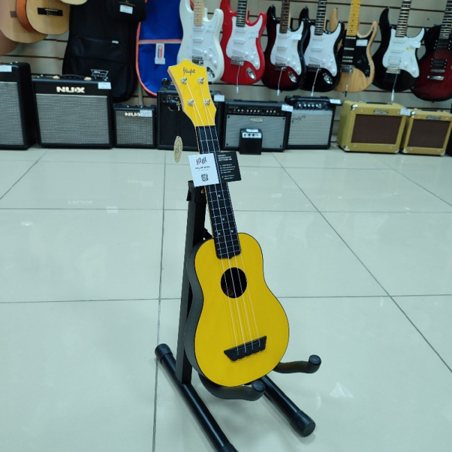 Укулеле сопрано FLIGHT TUS-35 YW Travel цвет желтый чехол в комплекте