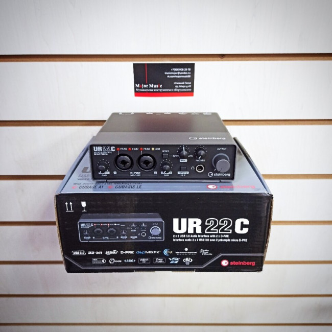Аудиоинтерфейс Steinberg UR22C