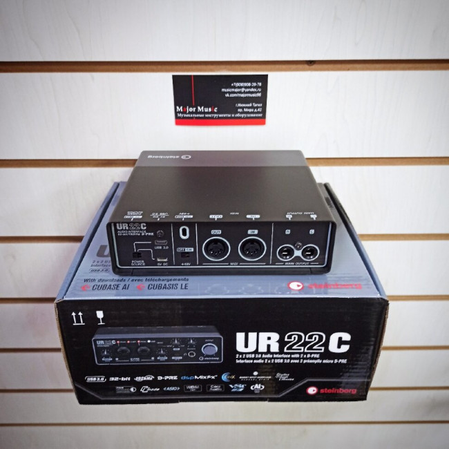 Аудиоинтерфейс Steinberg UR22C