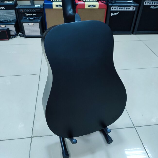 Акустическая 12-струнная гитара Fabio FB124120BK черная УЦЕНКА