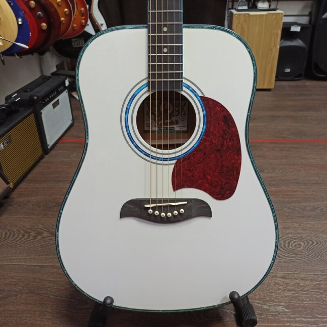 Акустическая гитара Oscar Schmidt OG2 WH белая Акустическая гитара Oscar Schmidt OG2 WH белая