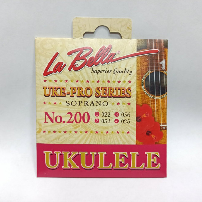 Струны для укулеле сопрано La Bella 200 Uke-Pro Струны для укулеле сопрано La Bella 200 Uke-Pro