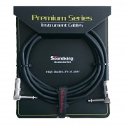 Кабель инструментальный 3м Soundking BC343-3M угловые разъемы