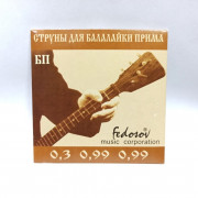 Струны для балалайки прима Fedosov BP-MET Струны для балалайки прима Fedosov BP-MET