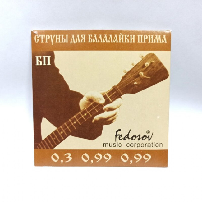 Струны для балалайки прима Fedosov BP-MET