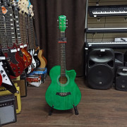 Акустическая гитара Belucci BC4010GR с вырезом зеленая Акустическая гитара Belucci BC4010GR с вырезом зеленая