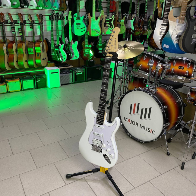 Электрогитара Rockdale Stars HSS WH цвет белый Электрогитара Rockdale Stars HSS WH цвет белый