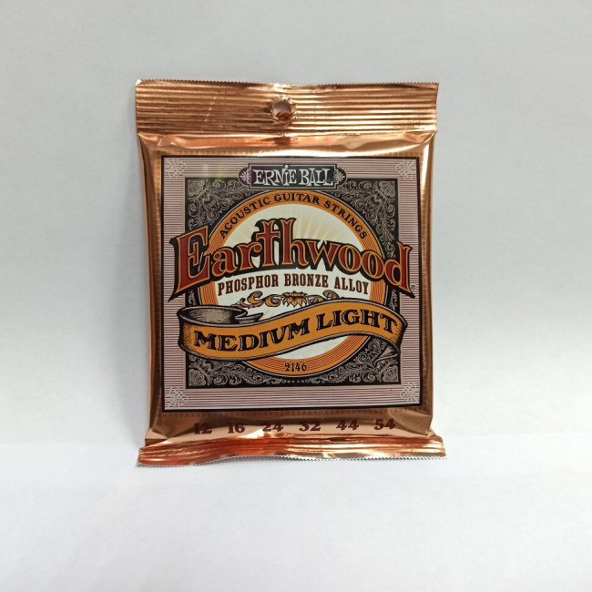 Струны для акустической гитары 12-54 Ernie Ball 2146 Фосфорная бронза