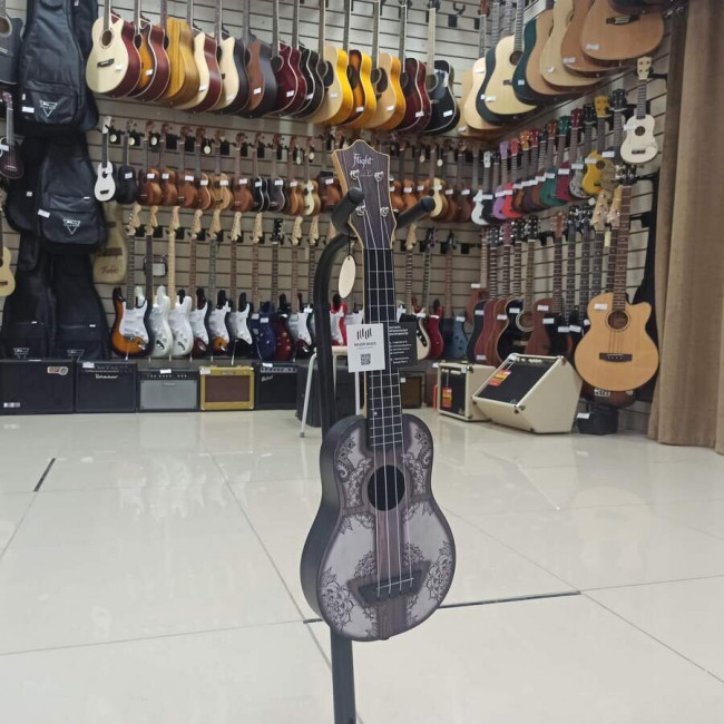 Укулеле сопрано FLIGHT TUS-40 MW Travel с рисунком чехол в комплекте Укулеле сопрано FLIGHT TUS-40 MW Travel с рисунком чехол в комплекте