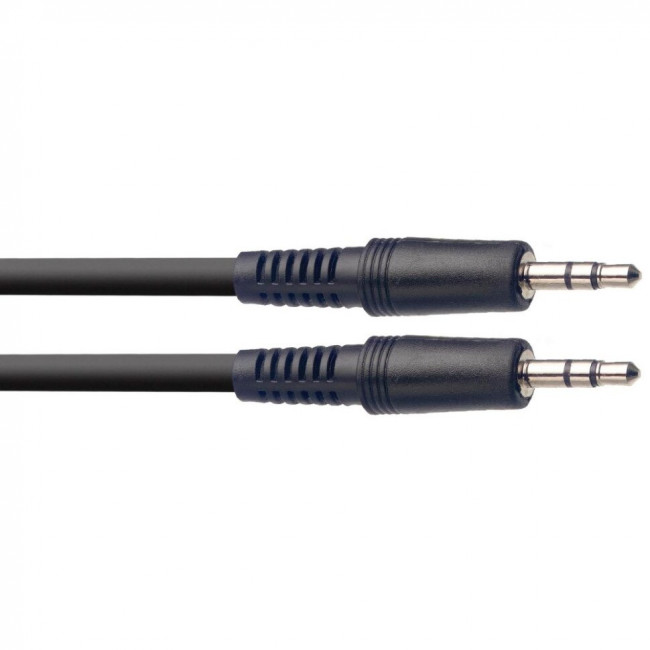 Аудио кабель 2м STAGG SAC2MPSMPSB 3,5 - 3,5 стерео