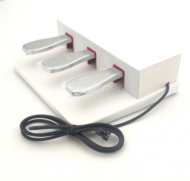 Педаль тройная для цифрового пианино NTP-01W Nux NPK рояльного типа белая