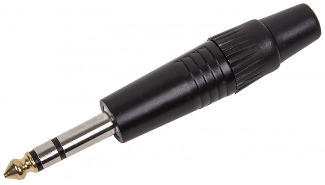 Разъем кабельный Jack стерео 6,3 папа Force CFC-004 Разъем кабельный Jack стерео 6,3 папа Force CFC-004