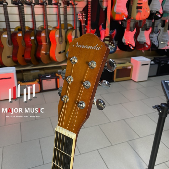 Акустическая гитара Naranda HS-4040-N с вырезом, цвет натуральный