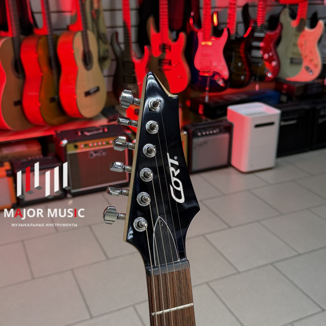 X200-BK X Series Электрогитара, черная, Cort X200-BK X Series Электрогитара, черная, Cort