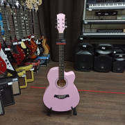 Акустическая гитара Belucci BC4010PI с вырезом розовая Акустическая гитара Belucci BC4010PI с вырезом розовая