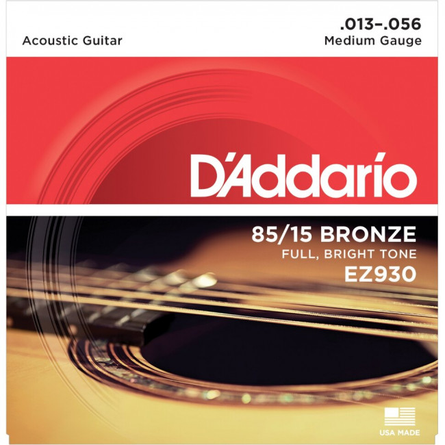 Струны для акустической гитары 13-56 D`Addario EZ930