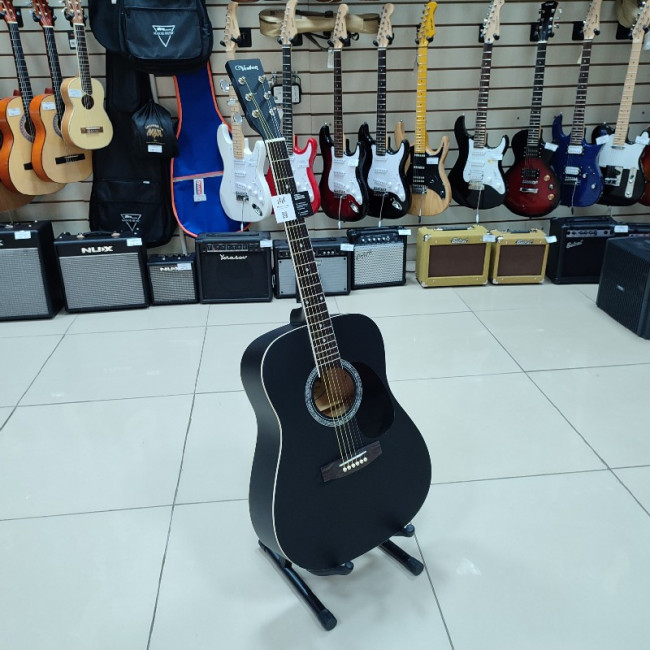 Акустическая гитара Veston D-45 SP/BKS