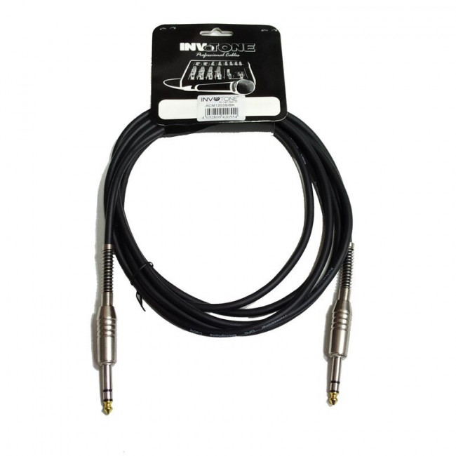 Аудио кабель 3м ACM1203S/BK 6,3 джек стерео - 6,3 джек стерео Аудио кабель 3м ACM1203S/BK 6,3 джек стерео - 6,3 джек стерео