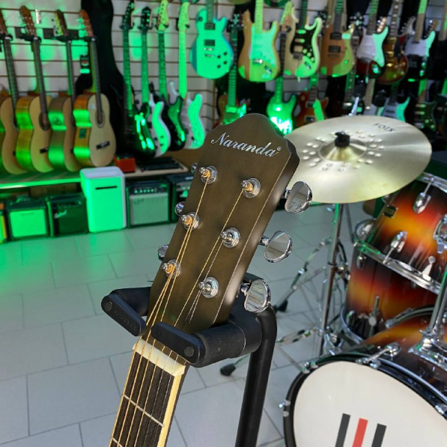 Акустическая гитара Naranda HS-4140-TBS с вырезом, коричневый санберст