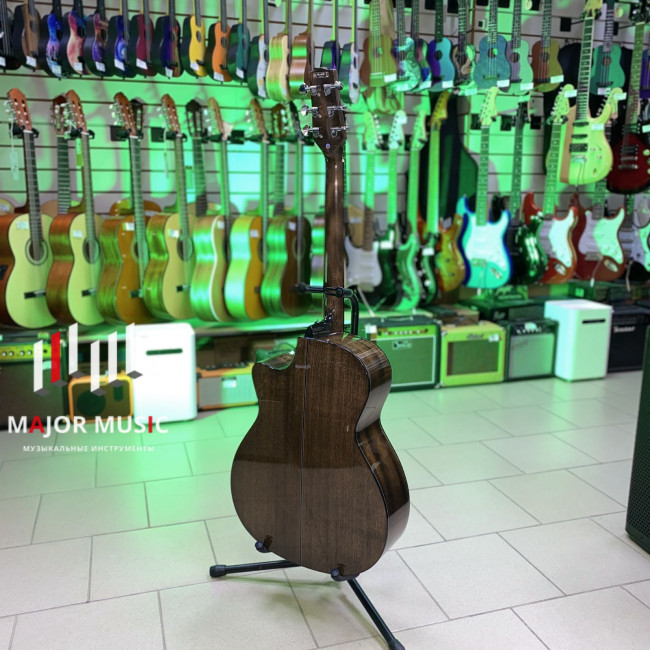 MGC-01 Акустическая гитара, с вырезом, серая, Magna