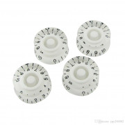 Ручка для потенциометра Musiclily M146 (комплект 4шт) полупрозрачная белая