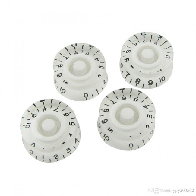 Ручка для потенциометра Musiclily M146 (комплект 4шт) полупрозрачная белая