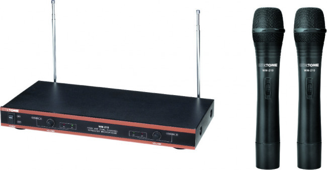 Радиосистема двойная INVOTONE WM210 2 ручных микрофона Радиосистема двойная INVOTONE WM210 2 ручных микрофона