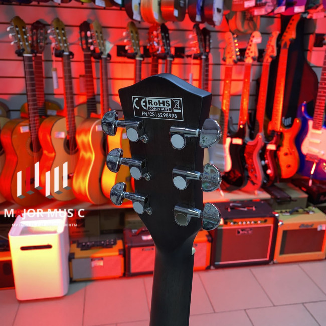 FFG-EA13-TBK Акустическая гитара, черная, Foix