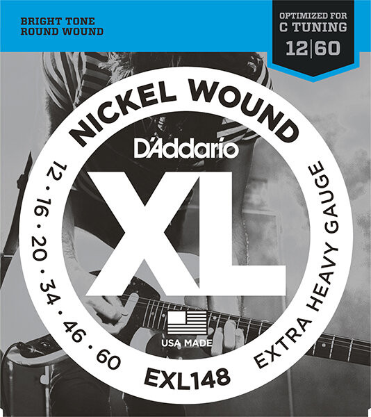 Струны для электрогитары 12-60 D`Addario EXL148 XL NICKEL WOUND Струны для электрогитары 12-60 D`Addario EXL148 XL NICKEL WOUND