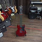 Электрогитара Oscar Schmidt OS-50 TR (A) форма SG, цвет красный